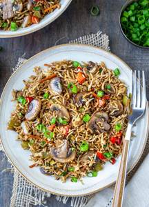 Mushroom Fried Rice
