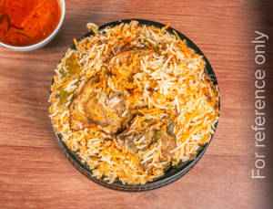 Arbi Chicken Biryani