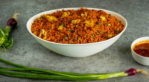 Egg Schezwan Rice