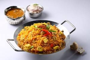Paneer Mushroom Biryani
