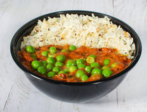 Matar Masala Rice Bowl