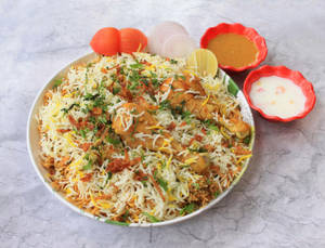 Hyderabad Chicken Dum Biryani
