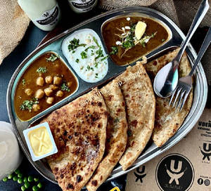 Plain Spring Onion Paratha