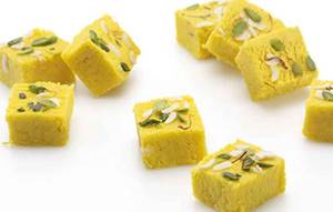 Khoya Kesar Burfi