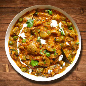 Mushroom Matar Masala