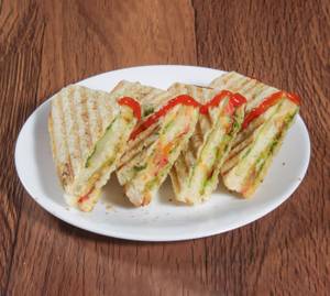 Cheese, Capsicum & Onion Grilled Sandwich