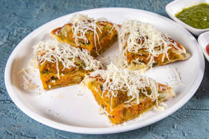 Aloo Mattar Cheese Toast Sandwich