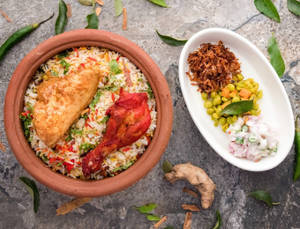 Chicken Biryani & Starter Chicken Combo  