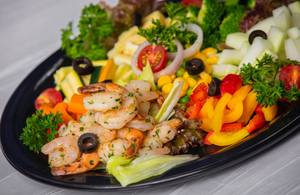 Stir Fried Prawns Salad
