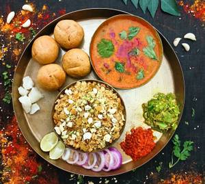 Dal Bati With Rice Combo