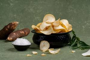 Homemade Tapioca Chips Salt (200 Gms)