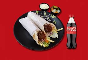 2 Falafel Shawarma Coke Combo