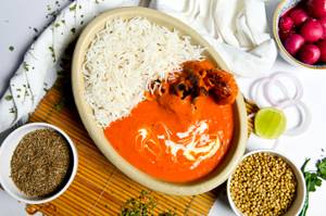 Butter Chicken Rice Bowl