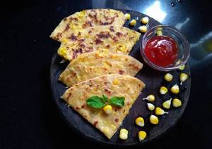 Corn Cheese Paratha