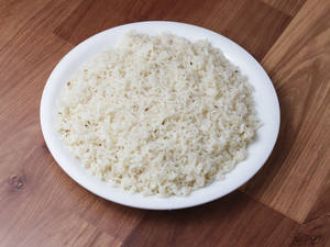 Plain rice    
