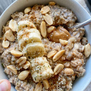 Oats Peanut Butter Banana