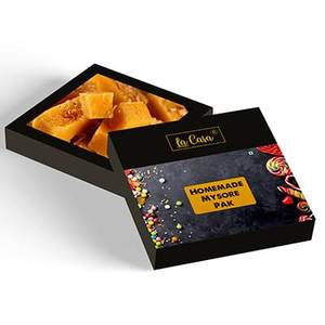 Ghee Mysore Pak Loaded With Saffron-Cardamom - 350g