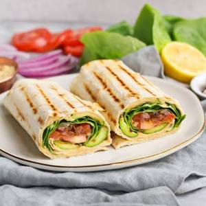 Chicken Cheese Wrap Grilled