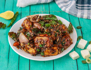 Paneer Chilli Dry ( 8 Pcs)