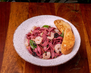 Prawn Chefs Special Aglio Olio Pasta