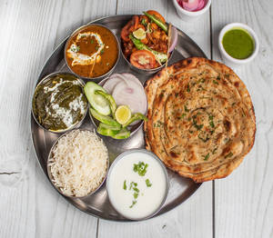 Umang Special Palak Paneer Thali
