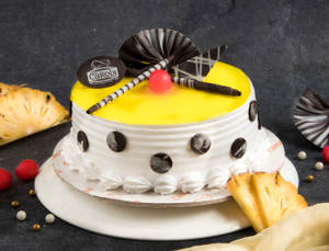 Eggless Pineapple Cake (500 gms)