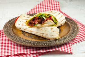 Chilli Paneer Grilled Wrap