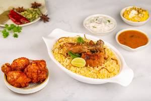 Chicken Biryani + 3 Pcs Kebab