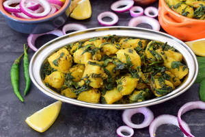 Aloo Palak Dry