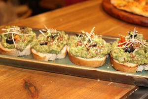 Pesto Guacamole Toast