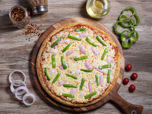 Garden Fresh Pizza.