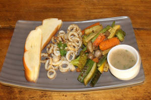 Grillled Calamari Lemon Butter Sauce