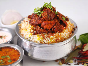 Bone Fried Chicken Biryani