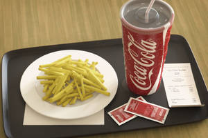 Fries With Coke 300ml 