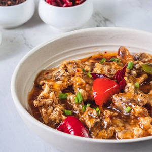Schezwan Orange Roasted Pork