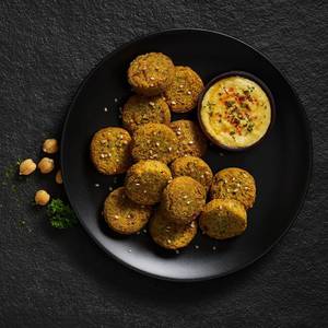 Veg Lebanese Falafel Kebab With Chilli Dip & Tandoori Dip ( 8 Pcs )