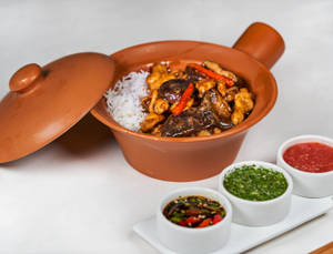 Mushroom & Chicken Pot Rice