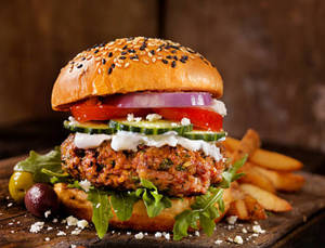 Chicken Double Patty Burger