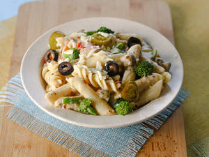 Pasta In White Sauce