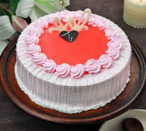 Eggless Strawberry Cake 1 Pound