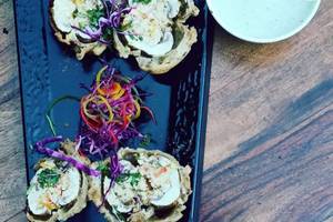 Chatpate Tawa Mushrooms