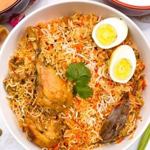 Special Chicken Biryani with Egg 