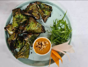 Smoked Fish In Banana Leaf 