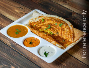 Butter Onion Rava Masala Dosa