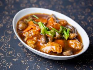 Fish In Oyster Sauce With Broccoli              