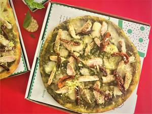 Pollo Al Pesto Pinsa Pizza 10"
