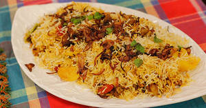 Beef biryani