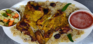 Mandhi Al-faham Dejaj (chicken)