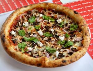 Turkish Mushroom Pizza
