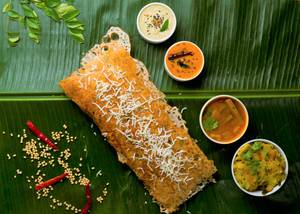 Rava Cheese Masala Dosa